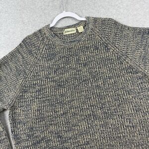 St. John's Bay Sweater Mens XLT Tall Chunky Open Knit Heather Heather Pullover